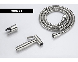 Bộ xịt 4 (đầu + dây + giá đỡ) SUS304 - Hàng Cao cấp ITALIA